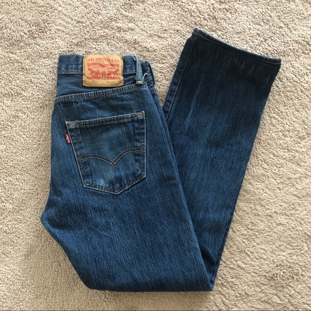 Levi 501 straight leg jeans